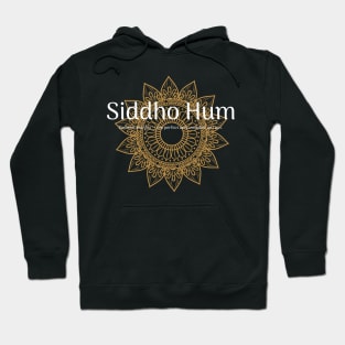 Siddho Hum Sanskrit Mantra Hoodie